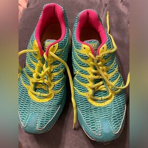 New Nike Women's Size 7.5 Green & Yellow Nike Torch 4 Running Shoes Sneakers